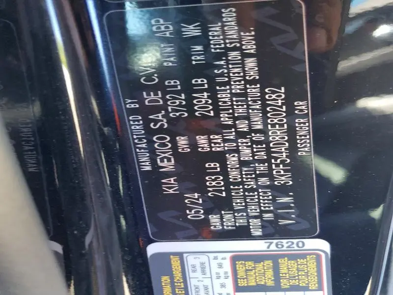 2024 KIA FORTE GT-LINE  