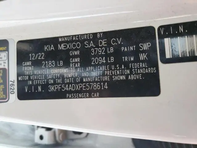 2023 KIA FORTE GT LINE  