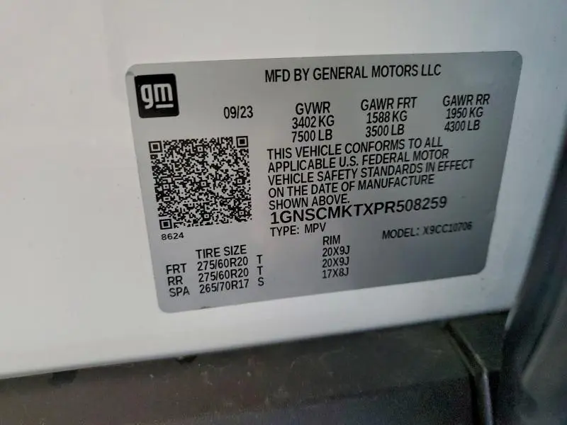 2023 CHEVROLET TAHOE C1500 LS  