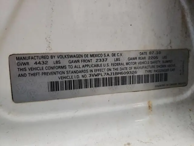 2011 VOLKSWAGEN JETTA TDI  