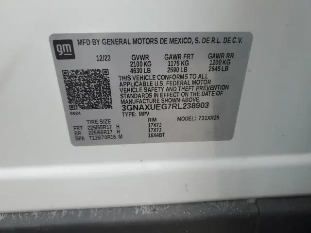 2024 CHEVROLET EQUINOX LT  