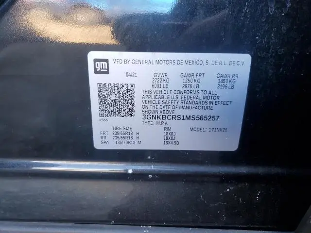 2021 CHEVROLET BLAZER 2LT  