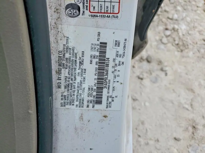 2010 FORD FUSION HYBRID  