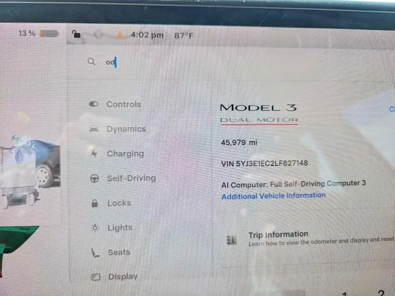 2020 TESLA MODEL 3   