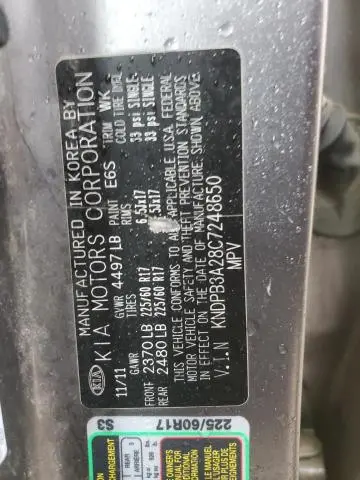 2012 KIA SPORTAGE BASE  