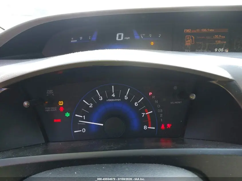 2012 HONDA CIVIC EX