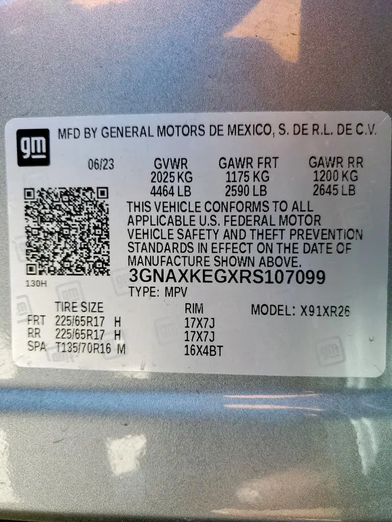 2024 CHEVROLET EQUINOX LT  
