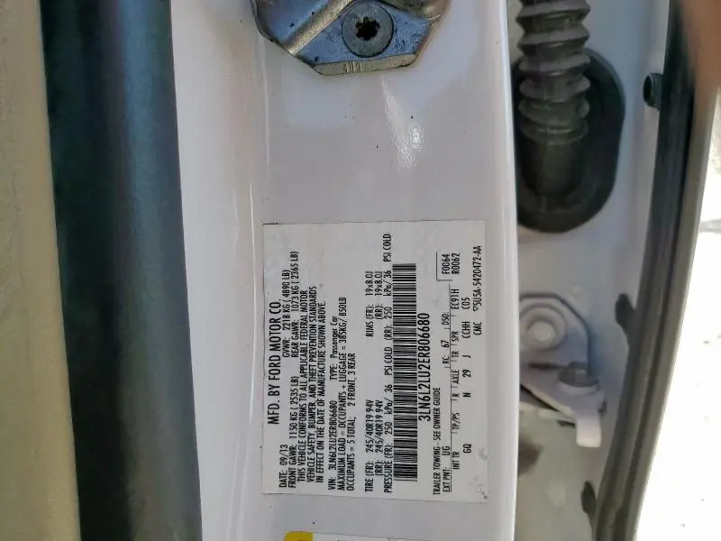 2014 LINCOLN MKZ HYBRID  