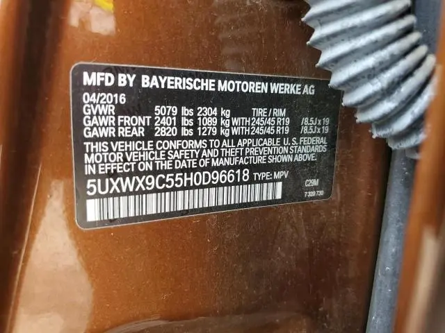 2017 BMW X3 XDRIVE28I  