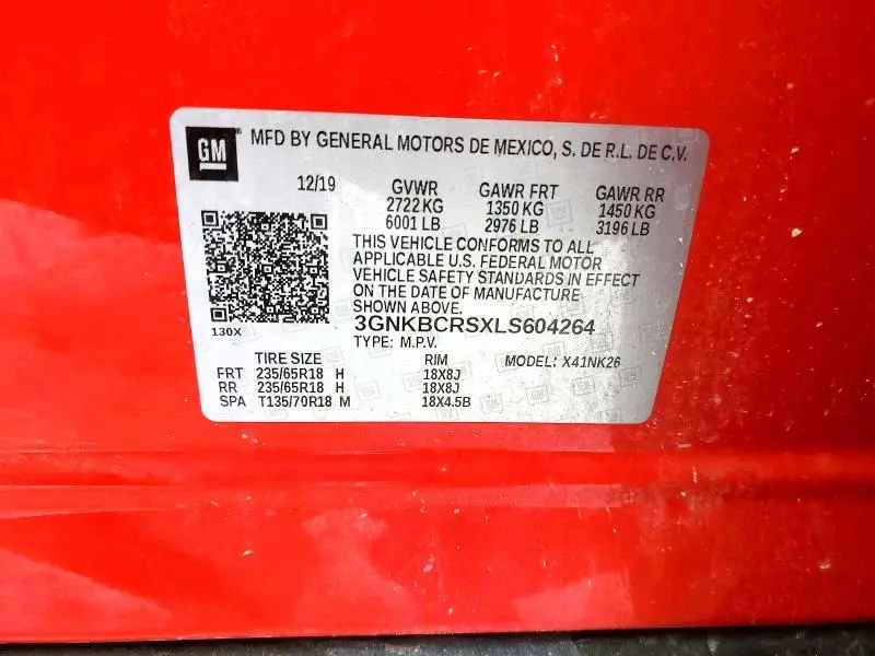 2020 CHEVROLET BLAZER 2LT  