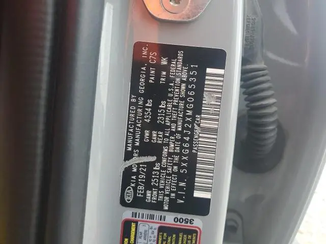 2021 KIA K5 GT LINE  