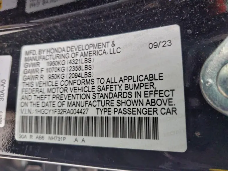 2024 HONDA ACCORD EX  