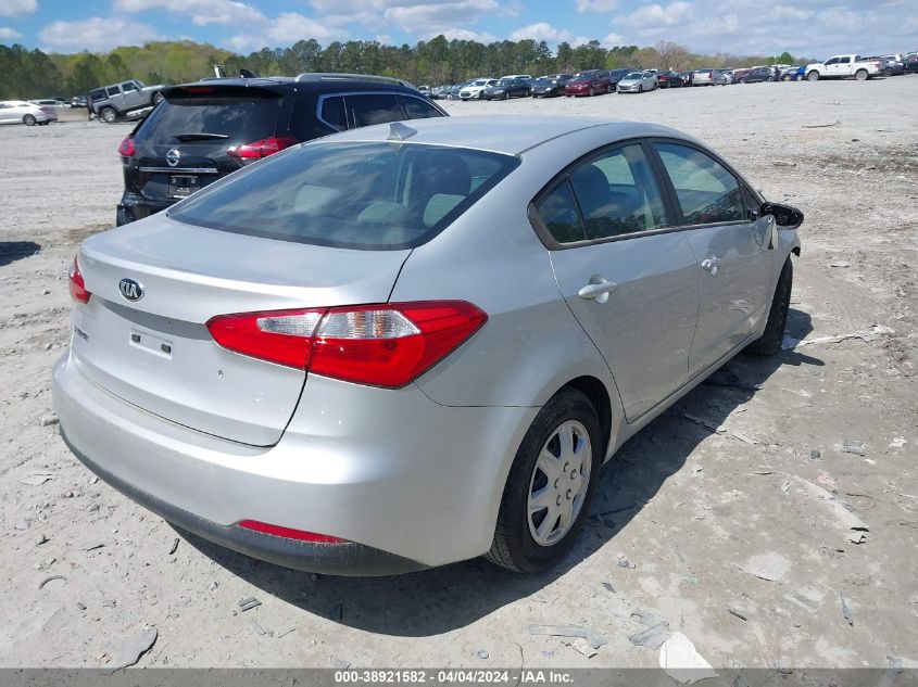 2015 KIA FORTE LX