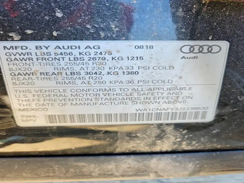 2018 AUDI Q5
