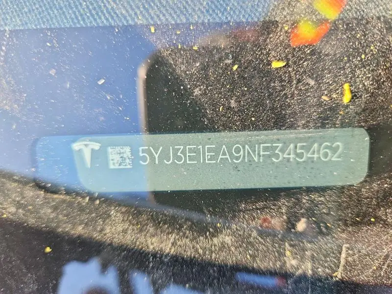 2022 TESLA MODEL 3   