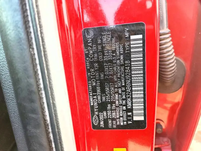 2022 HYUNDAI KONA SEL  