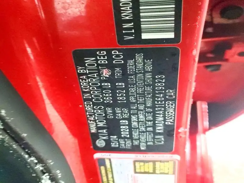 2014 KIA RIO LX  