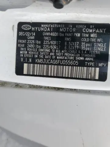2015 HYUNDAI TUCSON LIMITED  