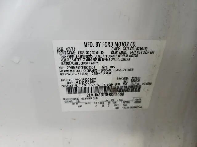 2014 FORD FLEX LIMITED  