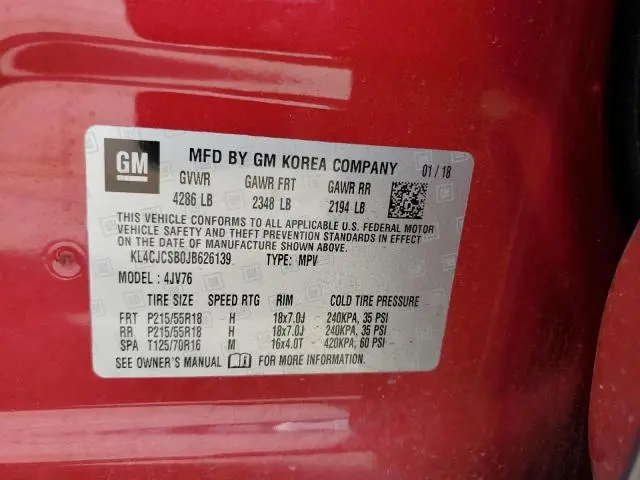 2018 BUICK ENCORE ESSENCE  