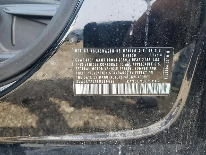 2015 VOLKSWAGEN JETTA TDI  