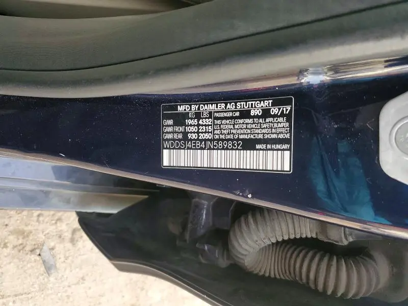 2018 MERCEDES-BENZ CLA 250  