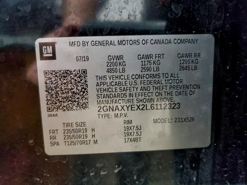 2020 CHEVROLET EQUINOX PREMIER  