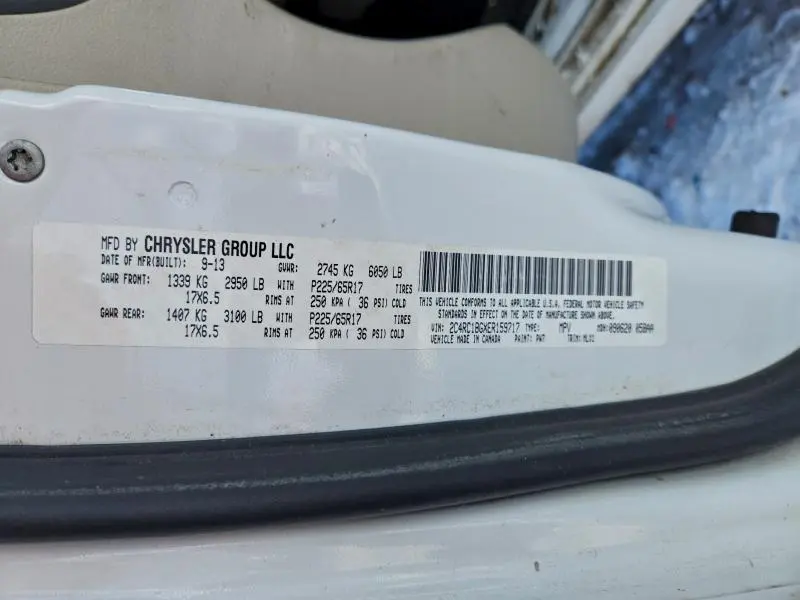 2014 CHRYSLER TOWN & COUNTRY TOURING  