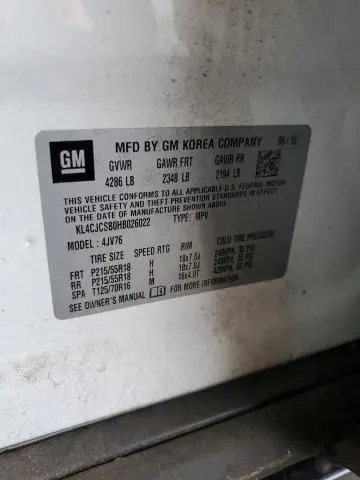 2017 BUICK ENCORE ESSENCE  