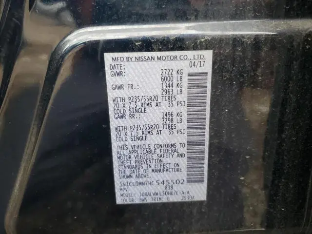 2017 INFINITI QX60 HYBRID  