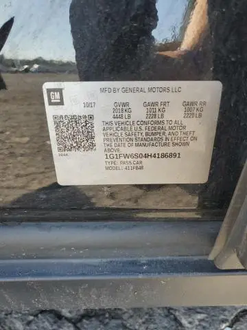 2017 CHEVROLET BOLT EV LT