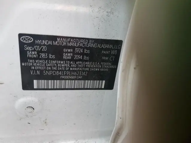 2020 HYUNDAI ELANTRA SEL  