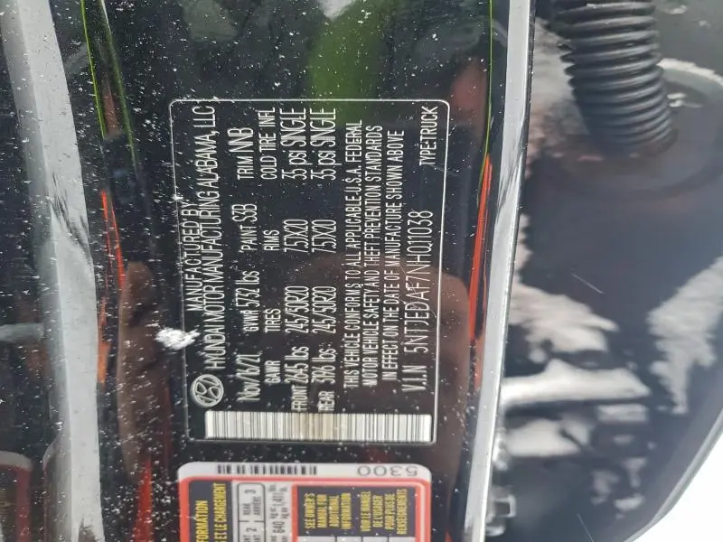 2022 HYUNDAI SANTA CRUZ LIMITED  