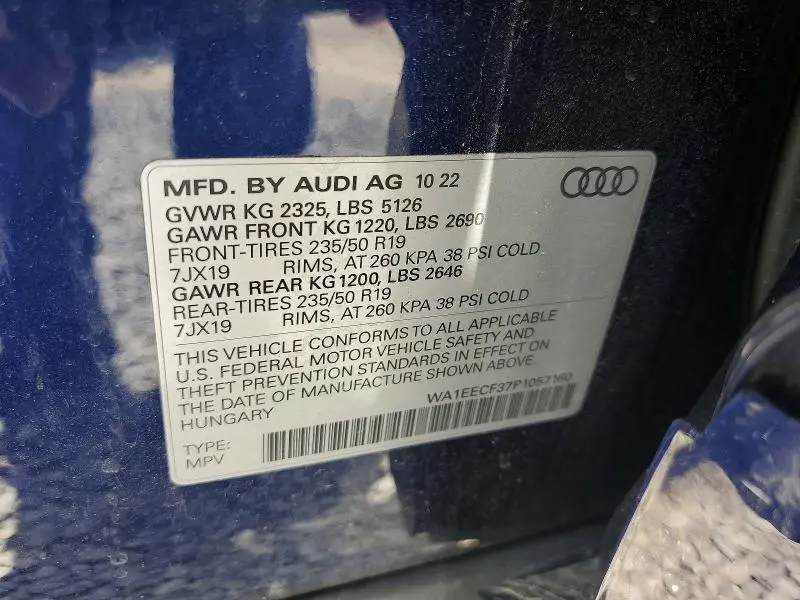 2023 AUDI Q3 PREMIUM PLUS S LINE 45  