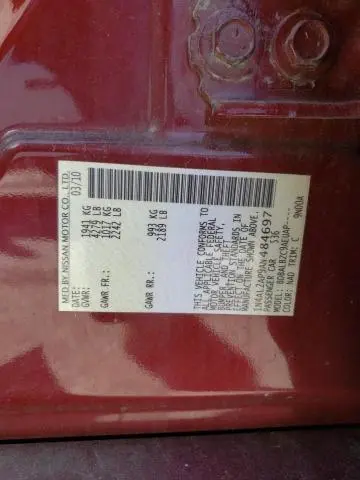 2010 NISSAN ALTIMA BASE  