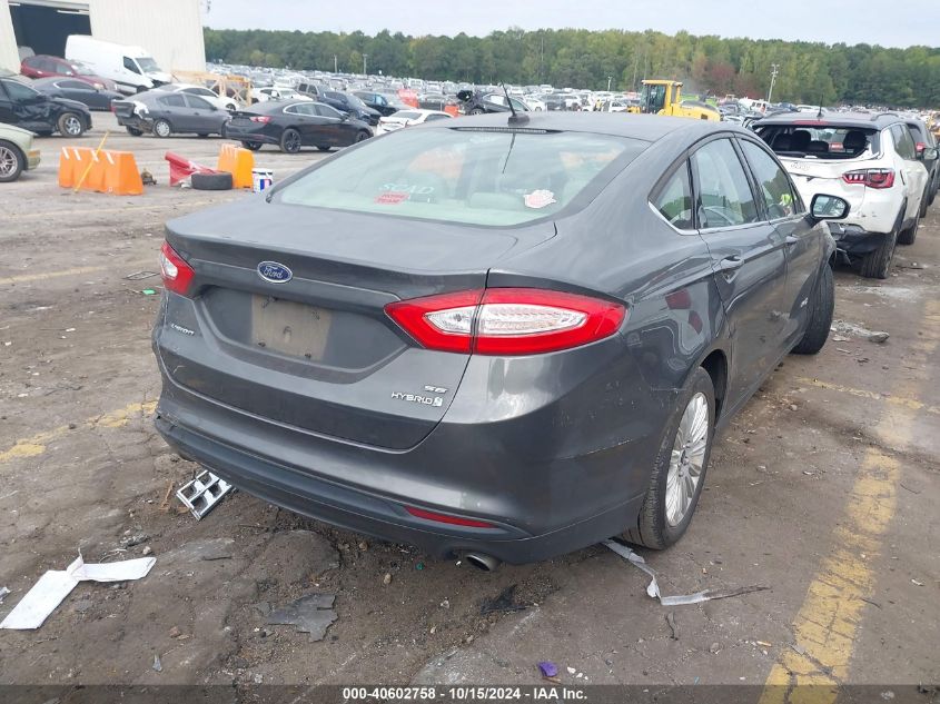 2015 FORD FUSION HYBRID SE