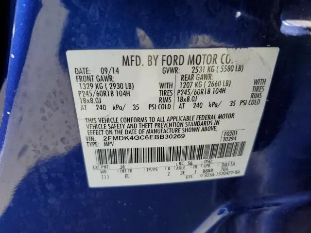 2014 FORD EDGE SE
