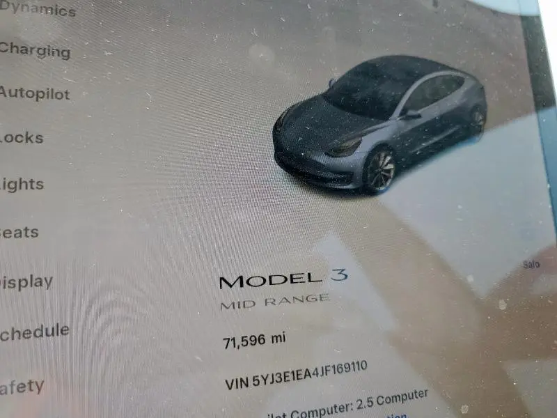 2018 TESLA MODEL 3   