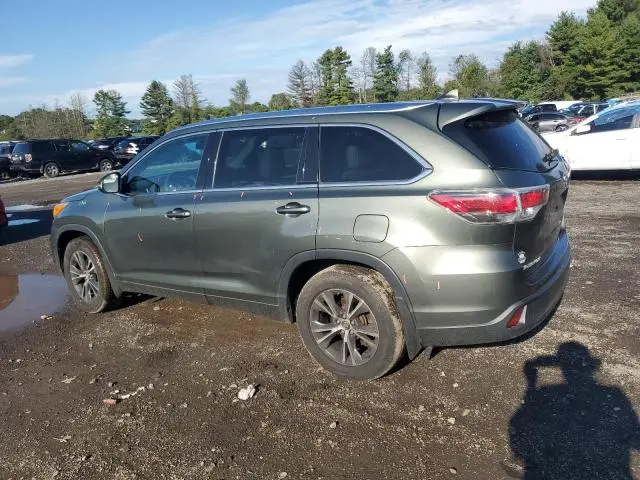 2016 TOYOTA HIGHLANDER XLE  