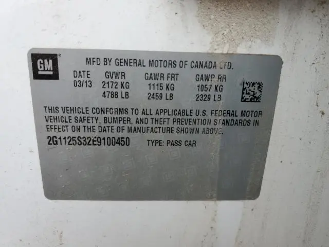 2014 CHEVROLET IMPALA LT  