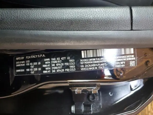 2020 JEEP RENEGADE LATITUDE  