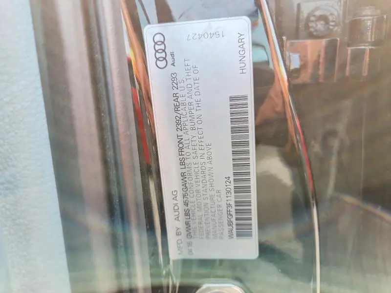 2015 AUDI A3 PREMIUM  