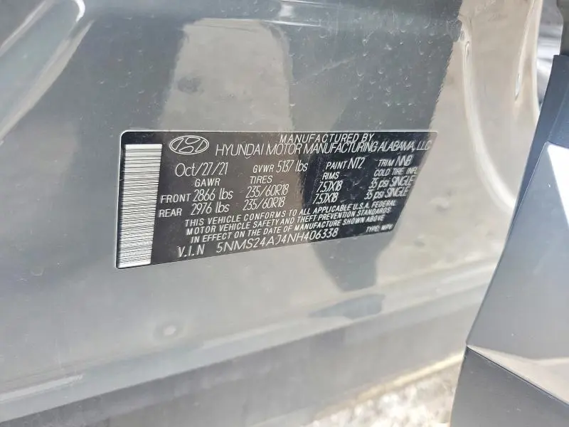 2022 HYUNDAI SANTA FE SEL  