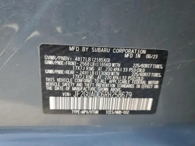 2024 SUBARU CROSSTREK PREMIUM  