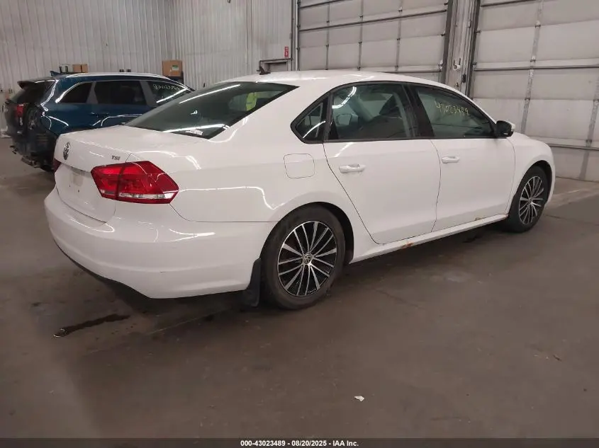 2015 VOLKSWAGEN PASSAT 1.8T S