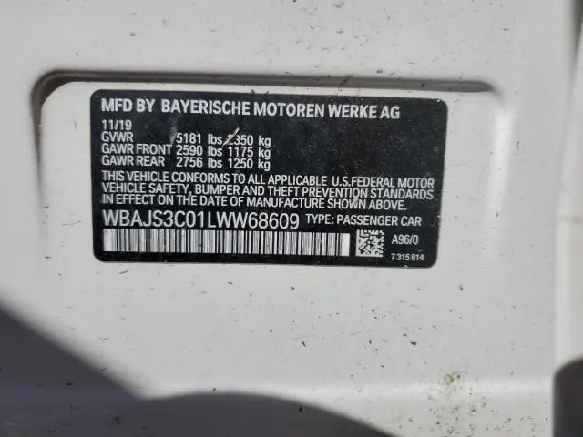 2020 BMW 540 XI