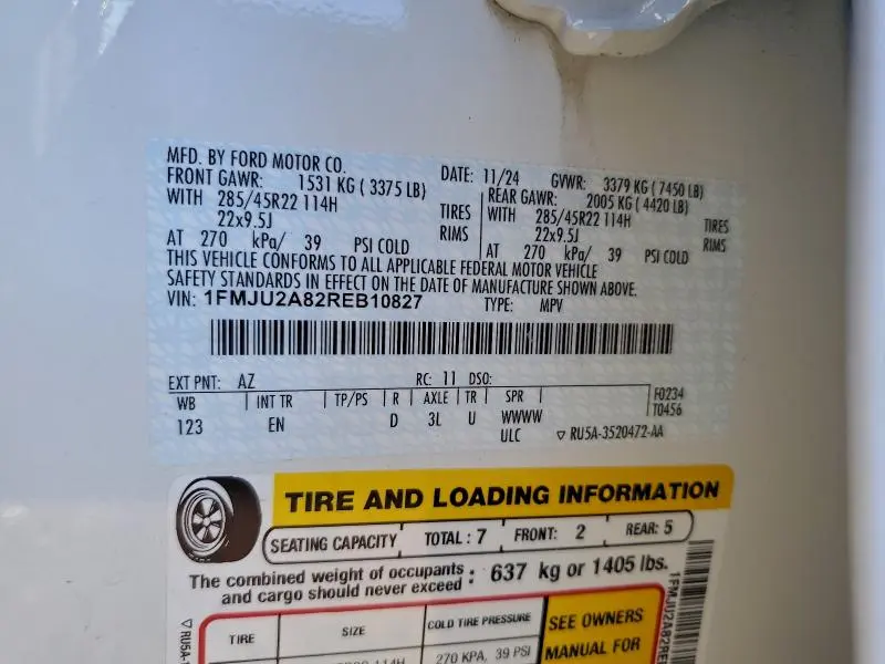 2024 FORD EXPEDITION LIMITED  