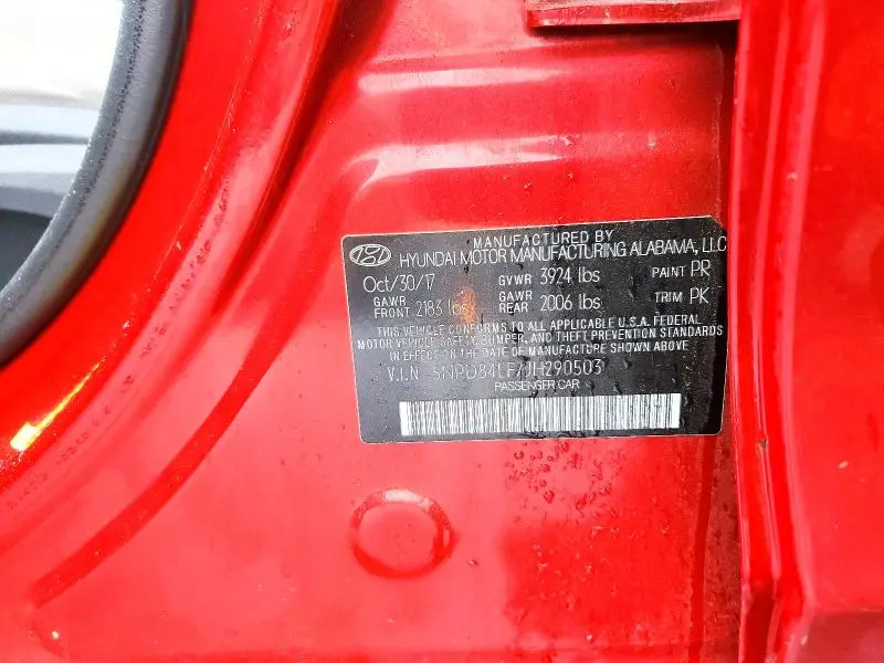 2018 HYUNDAI ELANTRA SEL  