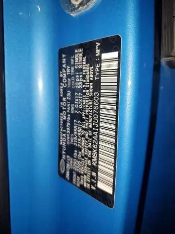 2018 HYUNDAI KONA SEL  