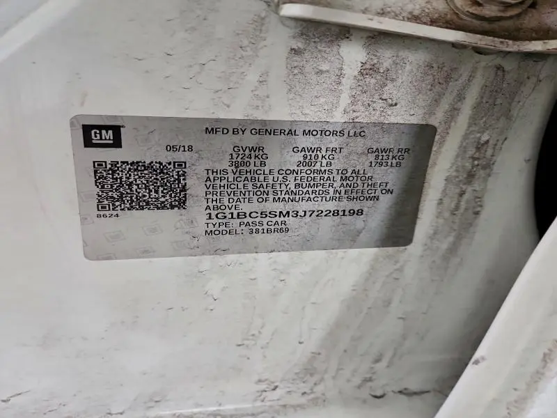 2018 CHEVROLET CRUZE LS  